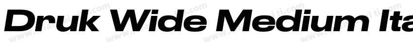 Druk Wide Medium Ita字体转换